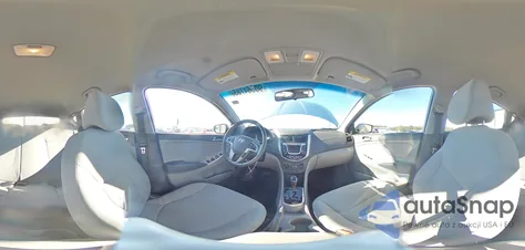 2014 Hyundai Accent Gls from USA, damaged, VIN KMHCU5AE8EU158316